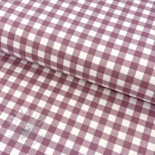 Puuvillakangas FLANNEL Check mauve