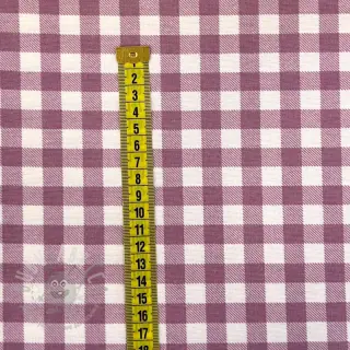 Puuvillakangas FLANNEL Check mauve