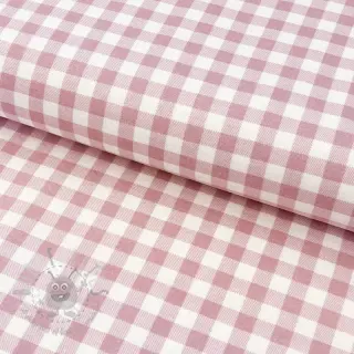 Puuvillakangas FLANNEL Check light pink