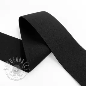 Sileä kuminauha 4 cm black