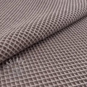 Puuvilla vohvelisidoksella taupe