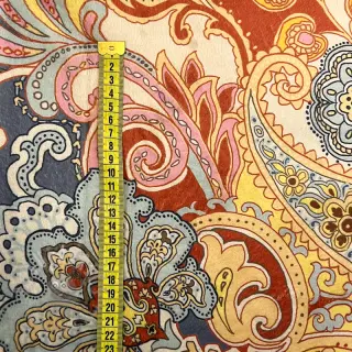Tekoturkis Paisley digital print