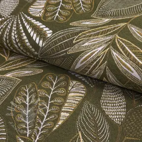 Sisustuskangas jacquard Legende kaki