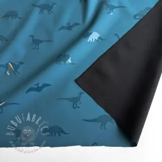 Sadetakkikangas Dinosaurs blue