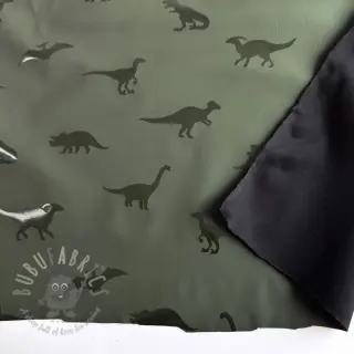 Sadetakkikangas Dinosaurs dark green
