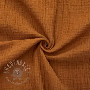 Kaksinkertainen harsokangas/musliini cognac