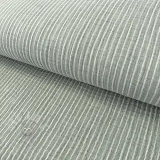 Kaksinkertainen harsokangas/musliini YARN DYED Stripes old green