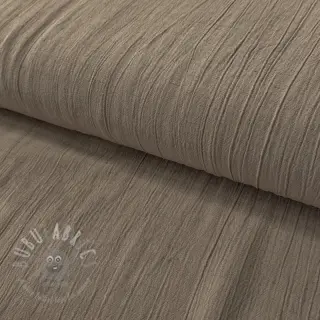 Viskoosi pellavalla CRINCLE taupe