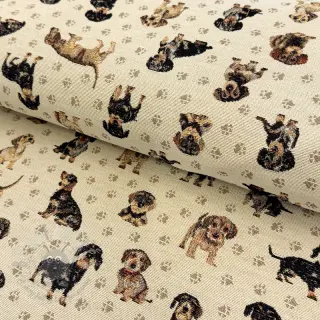 Sisustuskangas GOBELIN PREMIUM Little dachshund play