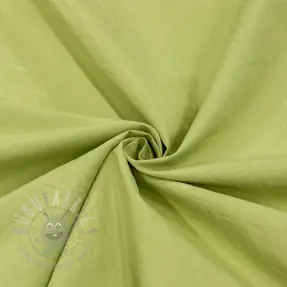 Puuvillakangas WASHED old lime