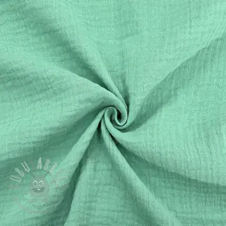 Kaksinkertainen harsokangas/musliini peppermint ORGANIC