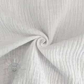 Kaksinkertainen harsokangas/musliini white ORGANIC