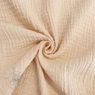 Kaksinkertainen harsokangas/musliini cream ORGANIC