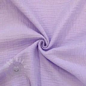 Kaksinkertainen harsokangas/musliini bright violet ORGANIC