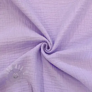Kaksinkertainen harsokangas/musliini bright violet ORGANIC