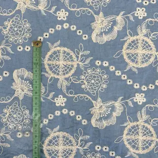 Puuvillakangas JEANS Embroidery Buttercup