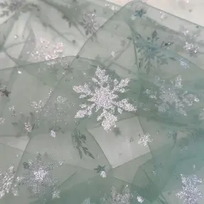 Tyl na TUTU Crystal old green