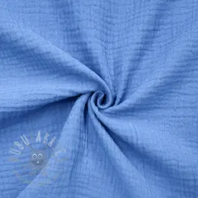 Kaksinkertainen harsokangas/musliini royal blue