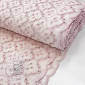 Puuvillakangas EMBROIDERY Lilian rose