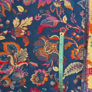 Sisustuskangas jacquard Inaya bleu