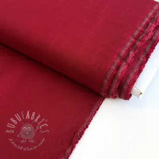 Viskoosi pellavalla PREMIUM dark red