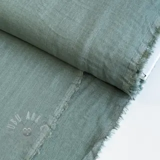 Viskoosi pellavalla PREMIUM dark old green