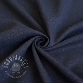 Viskoosi pellavalla PREMIUM navy blue
