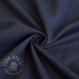 Viskoosi pellavalla PREMIUM navy blue