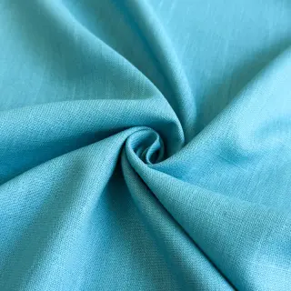 Viskóza s ľanom PREMIUM ocean blue