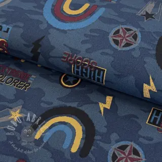 Sisustuskangas premium Army Power