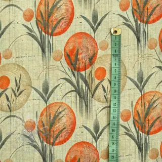 Neulos VISCOSE Enjoy The Silence orange digital print