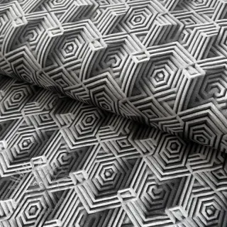 Neulos VISCOSE Structure grey digital print