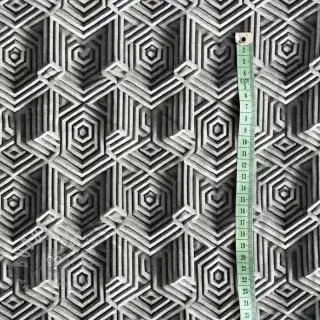 Neulos VISCOSE Structure grey digital print