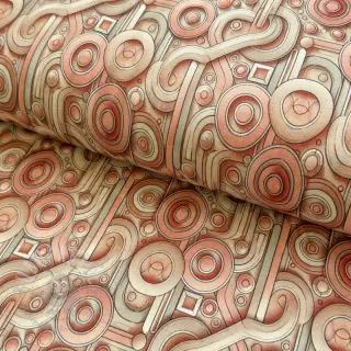 Neulos VISCOSE Unity orange digital print