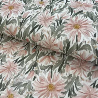 Kaksinkertainen harsokangas/musliini Bunches of flowers digital print