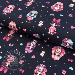Neulos Dolls navy digital print