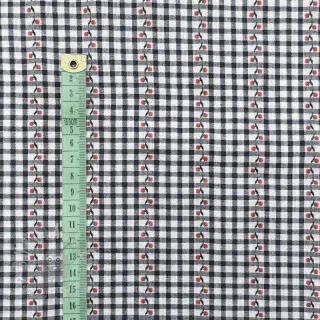 Puuvillakangas JACQUARD Climbing navy