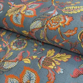 Dekoračná látka jacquard Inaya ciel