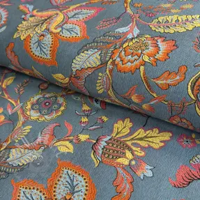 Sisustuskangas jacquard Inaya ciel