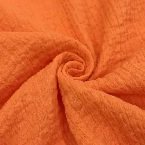 Bavlnená látka STRETCH Baby orange