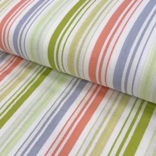 Dvojitá gázovina/mušelín Beach Stripe green