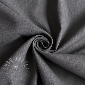 Puuvillakangas pellavalla PREMIUM dark grey