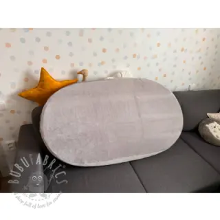 Vauvan plyysikangas light grey
