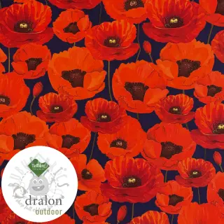 Sisustuskangas teflonkäsittelyllä POPPY GARDEN