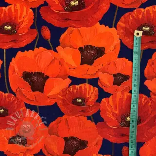Sisustuskangas teflonkäsittelyllä POPPY GARDEN