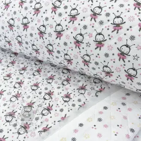 Puuvillakangas QUILTING Elisabetta rose