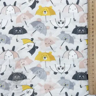 Puuvillakangas QUILTING Parapluie perle