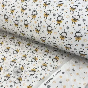 Puuvillakangas QUILTING Elisabetta jaune