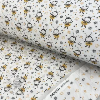 Puuvillakangas QUILTING Elisabetta jaune