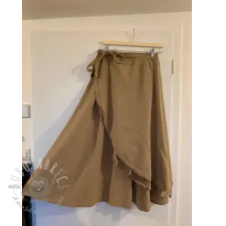 Puuvillakangas pellavalla taupe